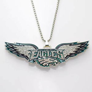 <span class=keywords><strong>Collier</strong></span> pendentif Philadelphia Eagle, dernier modèle, best-seller, accessoires pour femmes et hommes - Product Image 2
