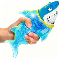 Jouet Squishy Requin SY à Couleurs Changeantes, Anti-Stress Bleu, Jouets Sensoriels Décompression, Décoration de Bureau, Cadeaux Enfants et Adultes