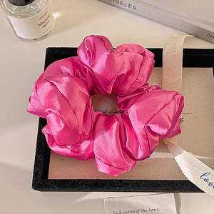 Chouchous en soie pour cheveux bouclés, nouveau design, logo personnalisé, grands, doux, rembourrés en coton PP - Product Image 6