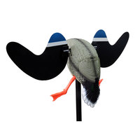 Leurre télécommandé pour appâts de canard de chasse électrique avec aile en aluminium et hauteur de piquet de 122cm