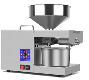 Automatic Stainless Steel Cold And Hot oil Press for Coconut Olive Peanut Sunflower Seed Chia Seed Sesame Walnut Flax Oil Press