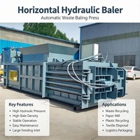 Presse à balles hydraulique automatique pour plastique, machine de compactage de film électrique, prix compétitif