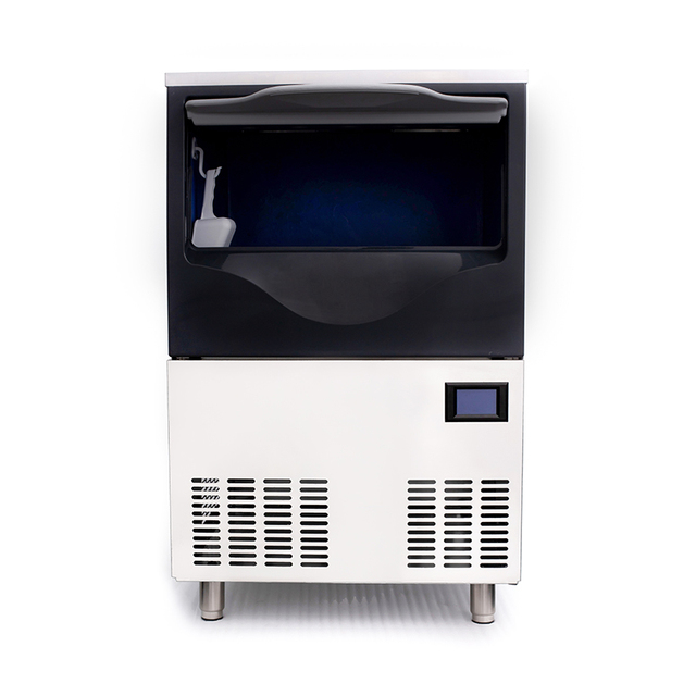 120Kg 24Hours High Efficient Table Top Professional Electric Big Clear Crystal Crescent Ice Making Machine