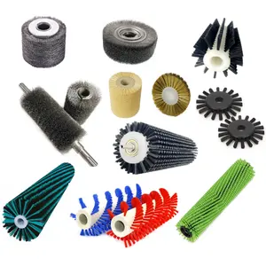 Personnalisation de divers types de brosses industrielles à rouleaux pour le nettoyage et le polissage