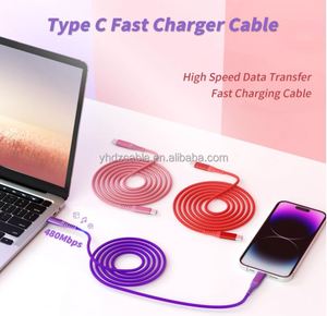 3 Pack Nylon Braided <b>USB</b> <b>C</b> Fast Charging <b>Cable</b> for iPhone 17 Charging Data Transfer <b>Cable</b>, Android Universal Phone Data <b>Cable</b> - Product Image 5