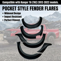 Nouveaux élargisseurs d'ailes moulés par injection, compatibles avec les boulons des passages de roues, pour pick-up Ranger T6, amélioration esthétique routière, Série YURAN 12