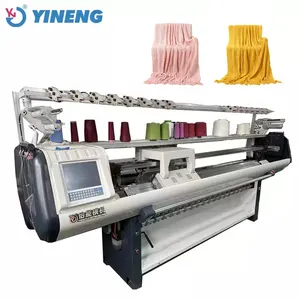 2024 Hot flat knitting machine price in india For Jacquard Blanket Knitting Textile Machinery