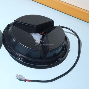 Emblème de calandre avant avec lumières LED, badge avec options blanc/rouge/bleu pour les modèles <span class=keywords><strong>Mercedes</strong></span>-Benz Classe C/Classe E/Classe A (185 mm/205 mm) - Product Image 5