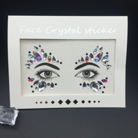 Autocollants de corps en strass et résine acrylique pour femmes, bijoux de poitrine, pierres précieuses corporelles en cristal, pour soirées musicales, fêtes rave, Halloween et carnaval