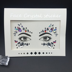 Gioielli per il Corpo Femminile, Adesivi in Resina Acrilica con Strass, Gemme per il Corpo in Cristallo, Adesivi per Tatuaggi per Feste Musicali, <span class=keywords><strong>Halloween</strong></span> e Carnevale - Product Image 1