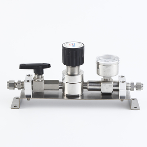 ตัวปรับแรงดันแก๊สสแตนเลส HCSA00 แรงดันต่ำ 2.5mpa พร้อมวาล์วบอลและเกจวัด HCSA00 Hig - Product Image 4