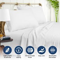 Prix usine coton draps de lit king size ensemble de literie pur coton ensembles de draps de lit 4 pièces queen size lit coton