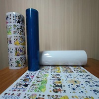 Película de Transferencia de Cristal A/B YIOU, PVC SJB-001, Hojas de Adhesivos de Transferencia Térmica DTF, Papel de Envoltura para Impresión, Alta Adhesión, Revestimiento UV
