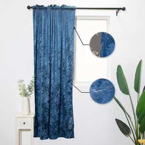 Rideaux occultants de luxe en velours doré DaiRui pour salon, vente en gros Amérique du Sud - Product Image 6