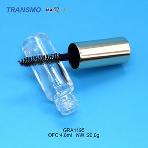 Emballage de tube de mascara en verre écologique, tube en verre pour mascara, eye-liner, mini flacon de mascara en verre de 4,8 ml - Product Image 5