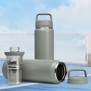 Flacon thermique personnalisé 500ml 700ml Fiole à vide à double paroi Bouteilles d'eau de sport isolées en acier inoxydable avec <span class=keywords><strong>infuseur</strong></span> à <span class=keywords><strong>thé</strong></span> - Product Image 2