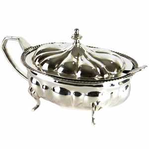 Pot à sucre et à fromage parmesan en argent de Sheffield, style anglais classique, décoration de la maison de la famille royale pour les hôtels - Product Image 2