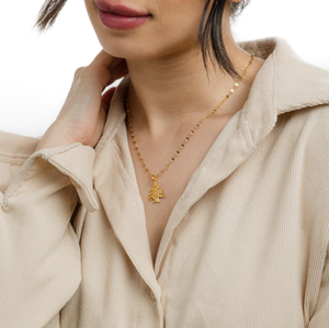 Inspire fábrica de joyas de acero inoxidable al por mayor joyería fina al por mayor <span class=keywords><strong>collar</strong></span> de cedro del Líbano joyería no deslustre unisex - Product Image 5