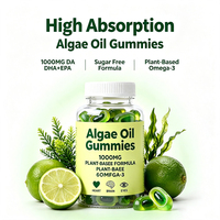 Gummies d'huile d'algues Oméga-3 en gros de l'usine OEM – Soutien Cœur, Cerveau et Vue – Améliore la Mémoire, la Concentration et l'Attention Cérébrale