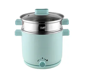 Private Form OEM 1.5L Anti-Trocken schutz Multi Kettle Mini Elektro-Mehrzweck-Hot Pot-Kocher mit Dampf garer