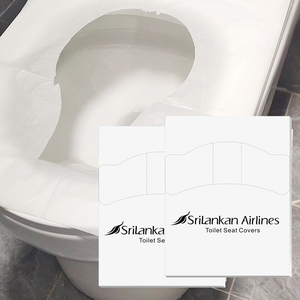 Protège-sièges <span class=keywords><strong>de</strong></span> <span class=keywords><strong>toilette</strong></span> jetables hydrosolubles en papier, protège-sièges <span class=keywords><strong>de</strong></span> <span class=keywords><strong>toilette</strong></span> jetables biodégradables pour les vols en avion et les trains - Product Image 4