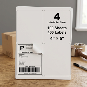 Recyclable Premium A4 Blank Waterproof Self Adhesive Matte White Vinyl Paper Sheet <b>Sticker</b> Label Paper OLANTAI Shipping Labels - Product Image 3