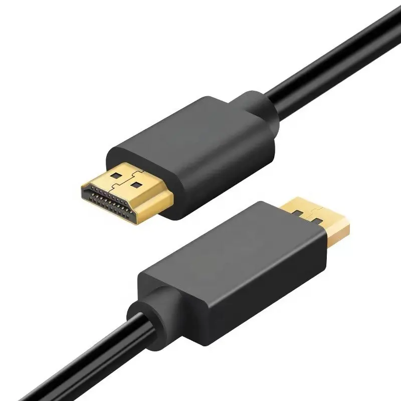 V1.4 dp ke hdmi kabel konverter 8k 4k 60hz aoc kabel displayport kabel audio video untuk monitor pc proyektor tv