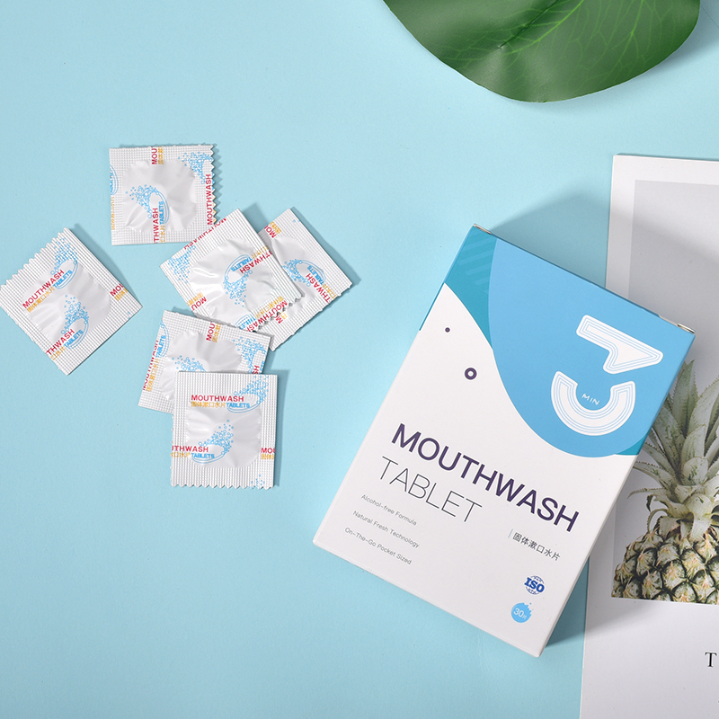 Таблетки для полоскания рта с удобной переноской