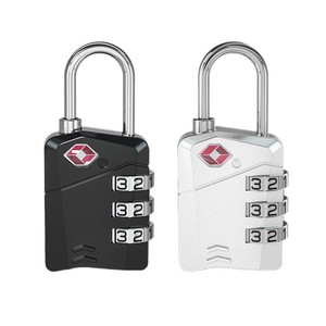 Candado de Combinación de Aleación de Zinc Aprobado por la TSA, Candado Mecánico de 3 Dígitos para Viajes, Seguridad para Equipaje - Product Image 3