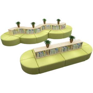 Canapé combiné de forme spéciale pour bibliothèque scolaire, bureau, espace de repos, bibliothèque communautaire, salle de lecture, salle d'attente d'hôpital - Product Image 1