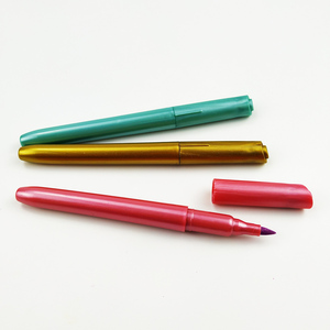 Haute Qualité Carte De Noël Verre À Vin Marqueur Stylo Encre Permanente Fenêtre Or Métallique En Plastique-Cadeaux Parfaits - Product Image 1