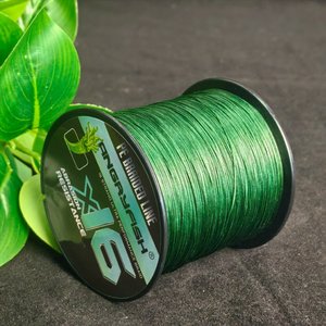Angryfish X16 - Línea <span class=keywords><strong>de</strong></span> Pesca Flotante <span class=keywords><strong>de</strong></span> Alambre Trenzado Resistente, Nuevo Diseño Ecológico <span class=keywords><strong>de</strong></span> Alta Resistencia para Pesca en Lagos, Ríos y Arroyos - Product Image 2