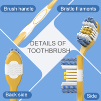 Brosse à dents et gratte-langue, logo imprimé sur mesure, emballage personnalisé, emballage individuel, usine de brosses à dents certifiée CE FDA