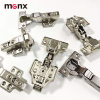 Charnière de meuble en acier laminé à froid à fermeture amortie hydraulique, réglable sur 3 axes, pour cuisine, armoire et quincaillerie de rangement - Vente en gros