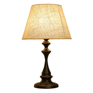 Đèn Bàn Retro Đèn Đầu Giường Khách Sạn Đèn Trang Trí Dự Án Văn Phòng Nghiên Cứu Đèn Led Bảo Vệ Mắt Làm Mờ Ánh Sáng Ban Đêm Phong Cách Retro - Product Image 2