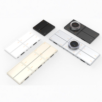 Interrupteur intelligent KNX, système d'automatisation de la maison intelligente, 2 boutons, panneau tactile en aluminium, étanche, style luxueux, logo personnalisé