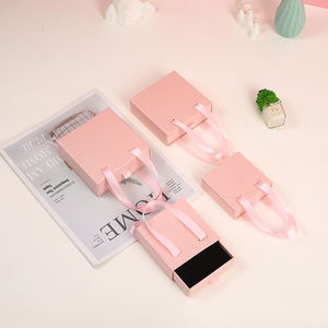 定制印花配件珠宝礼品盒抽屉手链耳环项链戒指首饰盒包装 - Product Image 1