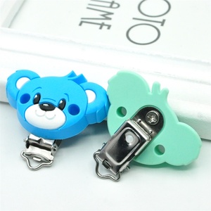 Chupete de dinosaurio sólido para bebé, oso de colores, diamantes de imitación, nuevo diseño - Product Image 5