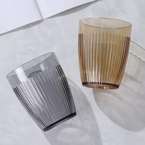 Prix usine gobelets en verre à eau pour boire tasse de jus tasses à whisky colorées gravées pour Restaurant hôtel - Product Image 1