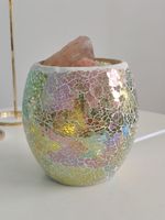 naturelle en verre mosaïque, accessoire électrique Antique fait à la main, vente en gros, luminaires de Table, offre spéciale