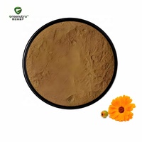 Bubuk Ekstrak Calendula Officinalis Larut Air untuk Pembuatan Kosmetik, Kualitas Makanan Kesehatan, Ekstrak Pelarut, Merek Greenutra