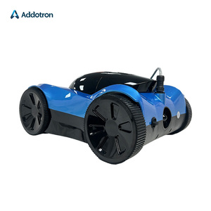 Nettoyeur de piscine robotisé filaire à aspiration ultra-puissante - Planification intelligente des trajets et fonction d'escalade des parois pour un nettoyage efficace de la piscine - Product Image 1