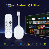 Venta al por mayor Mortal Q2 ultra Smart Tech HD Tvstick Android 14,0 TV Allwinner H313 4K Android TV Stick Dongle con control remoto
