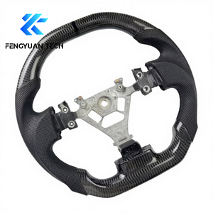 พวงมาลัยรถยนต์อัลคันทาร่าคาร์บอนไฟเบอร์ฟอร์จ สำหรับนิสสัน 370z 350z นิสโม แม็กซิมา จู๊ค พร้อมแป้นเปลี่ยนเกียร์ อินฟินิตี้ G37 QX70 Q60 - Product Image 5