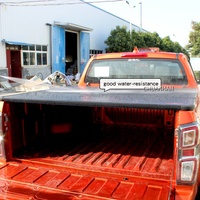 Couvercle de tonneau en aluminium à trois volets pour les micros SSangYong Jac T6/T8/BT50 Compatible avec les modèles Toyota Tacoma Isuzu GMC NP300