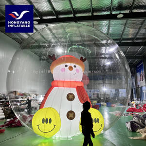 زخارف تجارية عملاقة قابلة للنفخ في عيد الميلاد حجم بشري للبيع - Product Image 2