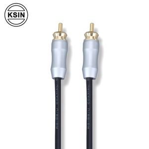24K de oro de alta calidad Chapado en oxígeno blindado <span class=keywords><strong>macho</strong></span> a <span class=keywords><strong>macho</strong></span> Cable de Audio Pro Series - Product Image 2