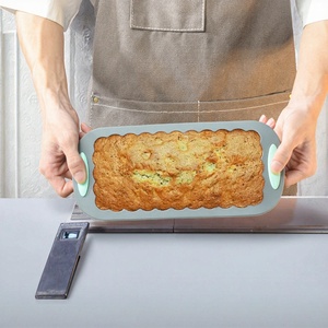 Petite <span class=keywords><strong>Moule</strong></span> à Gâteau en Silicone Antiadhésive Écologique Résistante à la Chaleur, Facile à Utiliser, <span class=keywords><strong>Moule</strong></span> à Pain Rainuré, Style Populaire - Product Image 2