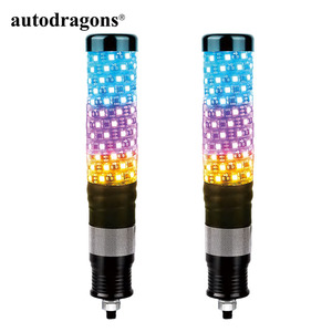 ไฟแส้ AUTODRAGONS Chubby Whip ควบคุมผ่านแอพ รีโมท RGB ไล่สีแบบไหล IP67 สำหรับรถ SUV ATV UTV Polaris RZR 4x4 เสาอากาศไฟเตือน - Product Image 3