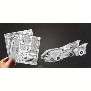 Độ Chính Xác Cao Khắc Kim Loại 3D Câu Đố Cánh Delta Máy Bay Mô Hình Tự Làm Lắp Ráp Kit Cho Người Lớn - Product Image 5